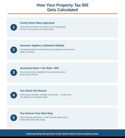 Lower property tax calculation table